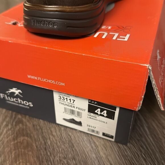 Fluchos Thunder F0337 Lace-Up Leather Brown Boot Mens Size EU 44, US11 - Picture 6 of 6